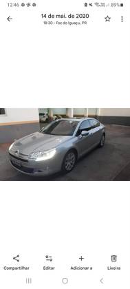 CITROËN C5 2.0 MPFI EXCLUSIVE 16V GASOLINA 4P AUTOMÁTICO